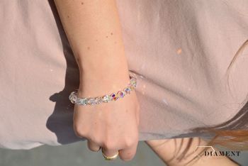 Bransoletka na gumce Swarovski Jewellery BR 631-1AB✓Bransoletka Swarovski✓Piękne i Eleganckie Bransoletki dla Kobiet✓Biżuteria ślubna✓Darmowa wysyłka✓.jpg